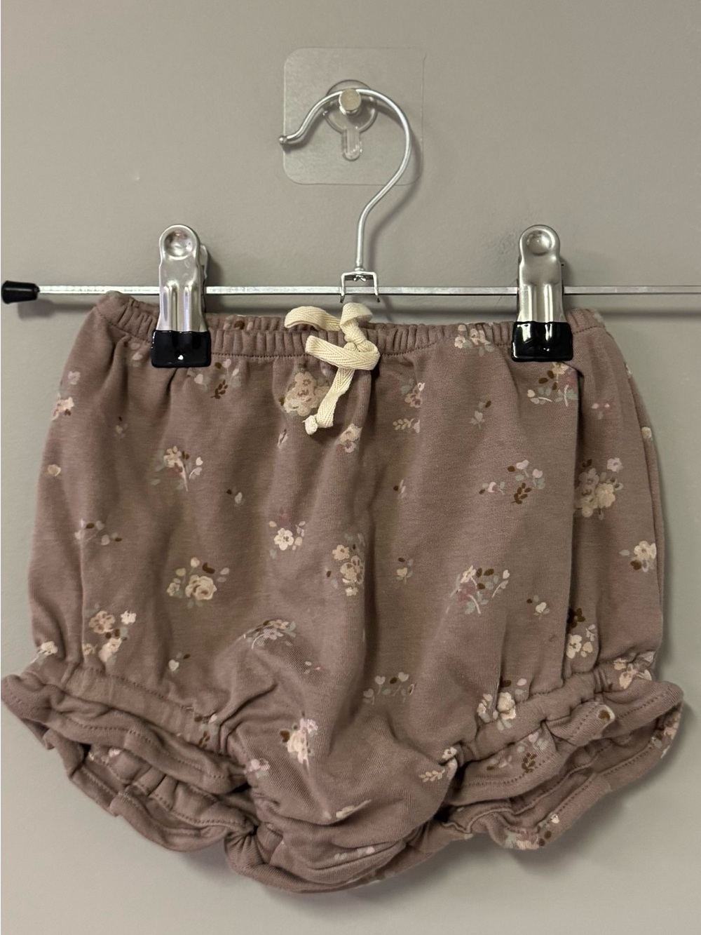 Baby Floral Bloom Ruffle Bloomers - Mauve